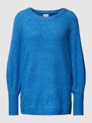 Dzianinowy sweter Ichi niebieski