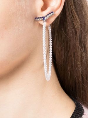 Boucles d'oreilles avec perles à boucle Y/project blanc