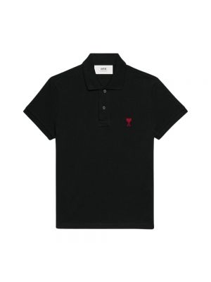 Camicia di cotone Ami Paris nero