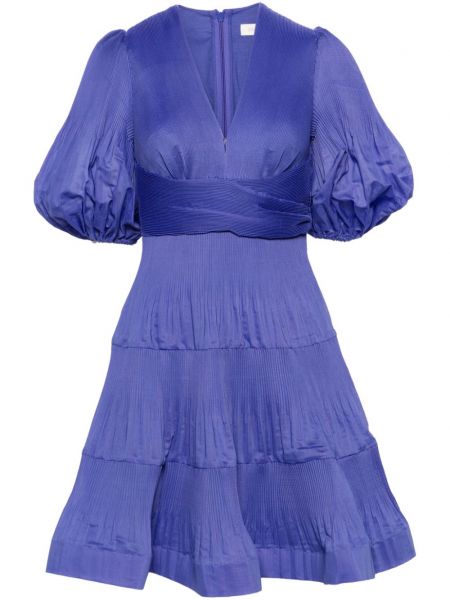 Robe plissé Zimmermann bleu