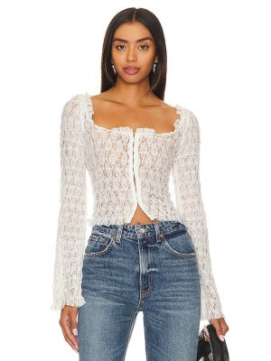 Top Free People bianco