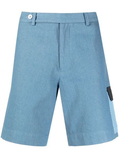 Pantalones cortos vaqueros a rayas Anglozine azul