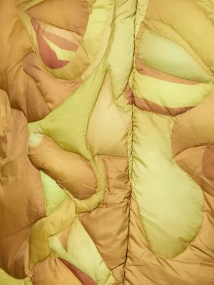 Pernata jakna s kapuljačom s printom Kidsuper Studios zlatna