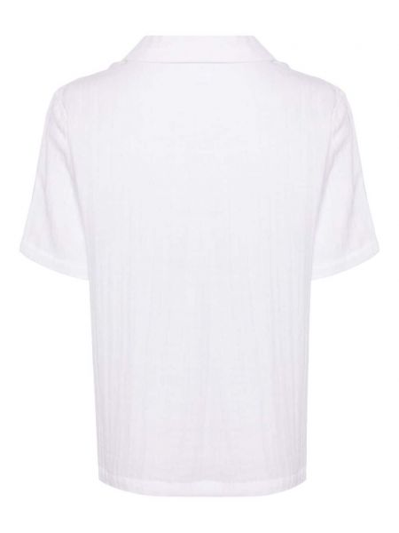 Kokvilnas krekls Calvin Klein balts