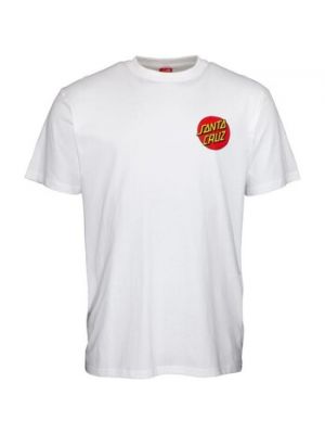 Koszulka z krótkim rękawem Santa Cruz biała