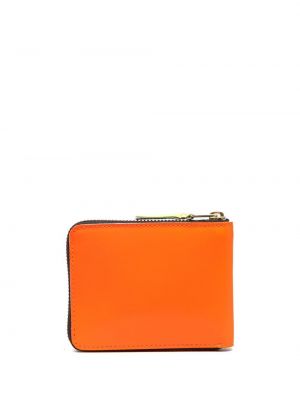 Kožená peněženka Comme Des Garçons Wallet oranžová