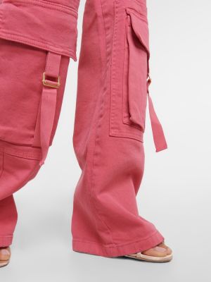 Spodnie cargo Blumarine różowe