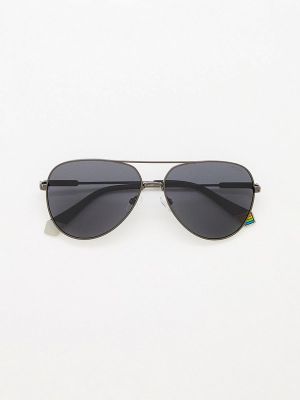 Серебряные очки солнцезащитные Polaroid