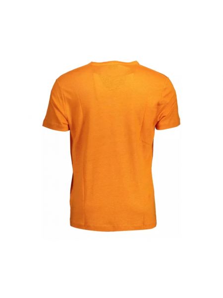 Camiseta de lino Gant naranja