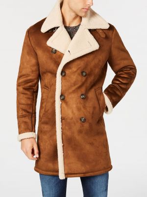 Пальто Guess коричневое