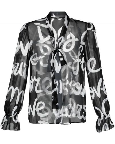 Блуза с принт Dolce & Gabbana