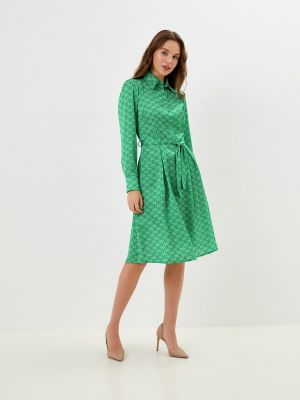 Платье-рубашка Rinascimento Зеленое