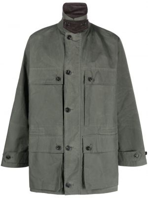Bavlnený kabát Mackintosh zelená
