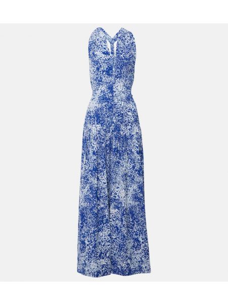 Μάξι φόρεμα με σχέδιο Proenza Schouler μπλε