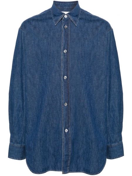 Džinsiniai marškiniai Studio Nicholson mėlyna