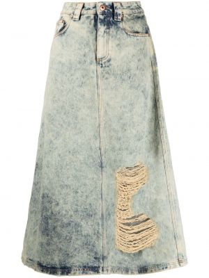 Spódnica jeansowa z dziurami Vaquera