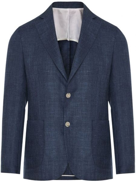 Langer blazer Barba blau