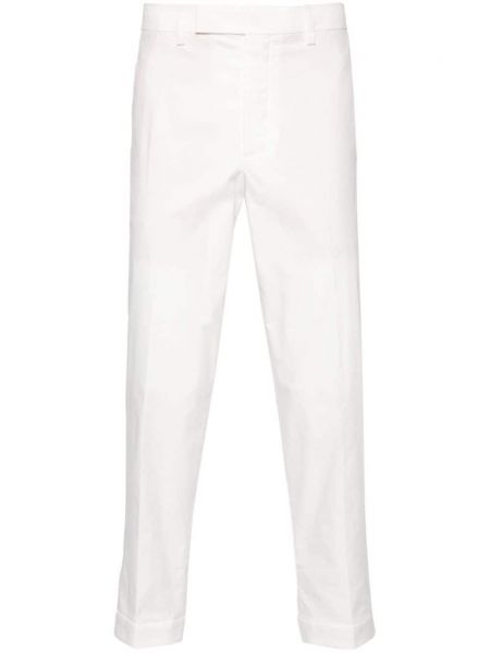Rovné kalhoty Neil Barrett bílé