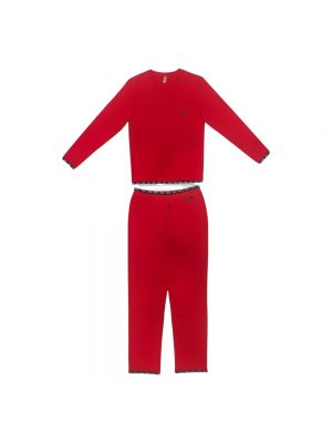 Czerwona piżama Moschino