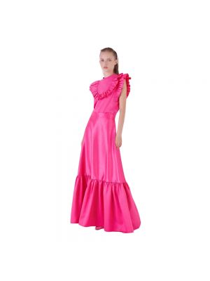 Długa spódnica Silvian Heach różowa