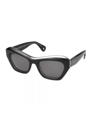 Czarne okulary przeciwsłoneczne Lanvin