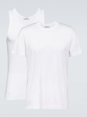 T-shirt in jersey Cdlp bianco