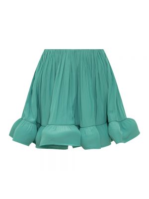 Mini spódniczka Lanvin zielona