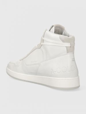 Sneakerși din piele A-cold-wall* alb