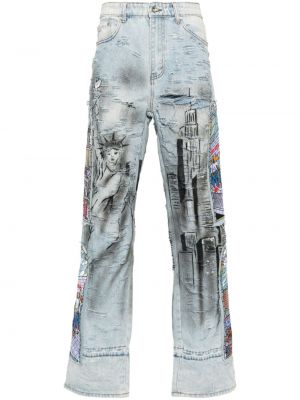 Proste jeansy relaxed fit Who Decides War