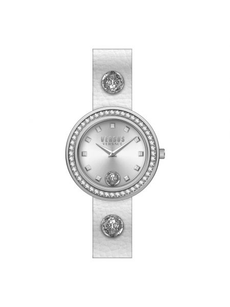 Zegarek skórzany Versus Versace biały