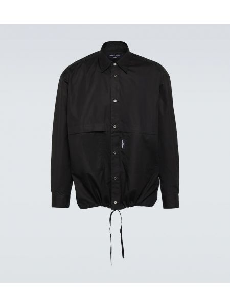 Βαμβακερό πουκάμισο Comme Des Garçons Homme μαύρο