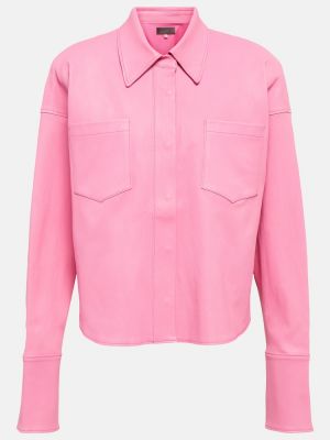 Kožna jakna Stouls ružičasta