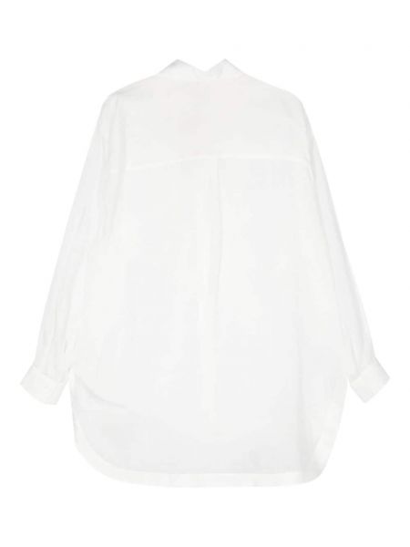 Gėlėta siuvinėta marškiniai Ermanno Scervino balta