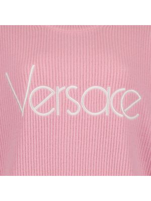 Jersey de punto de tela jersey Versace rosa
