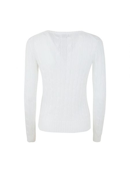 Suéter de cuello redondo Polo Ralph Lauren blanco