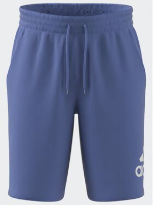 Adidas Športové kraťasy Essentials Big Logo French Terry Shorts IC9405  Regular Fit - Modrá