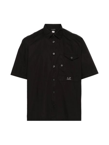 Koszula bawełniana C.p. Company czarna