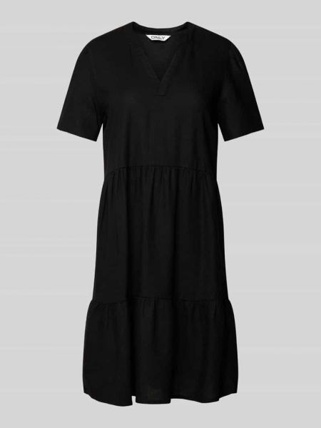 Sukienka mini z wiskozy Only czarna