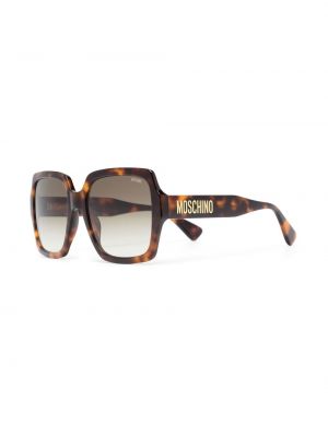 Okulary przeciwsłoneczne Moschino Eyewear brązowe