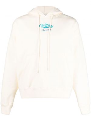 Hoodie Off-white vit