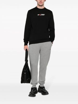 Sweatshirt aus baumwoll mit print Tommy Hilfiger schwarz