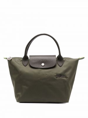 Τσάντα shopper Longchamp πράσινο