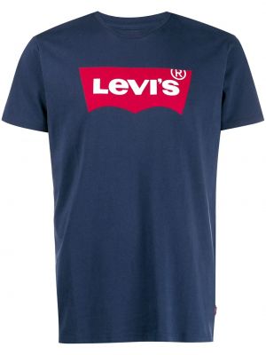 Trykt t-skjorte Levi's blå