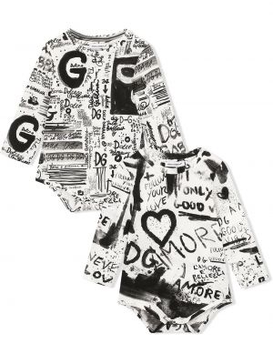 Body z printem Dolce & Gabbana Kids