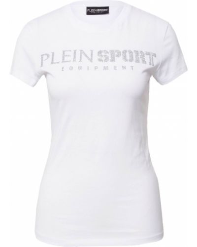 Sportiniai marškinėliai Plein Sport sidabrinė