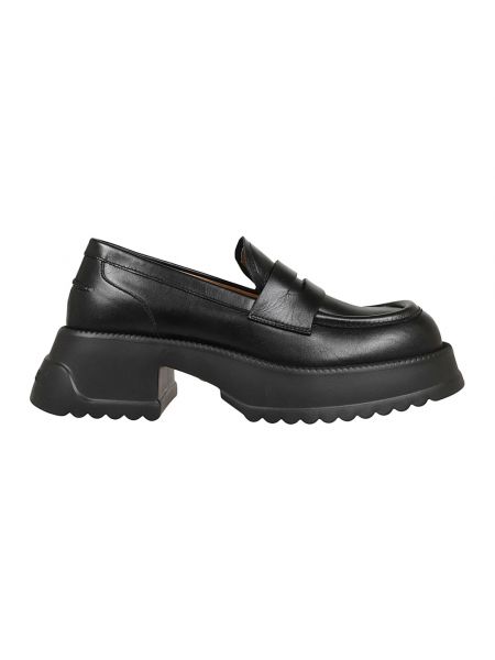Czarne loafers Marni