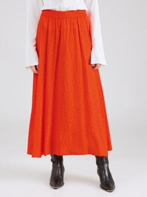 Dlhá sukňa Modström červená
