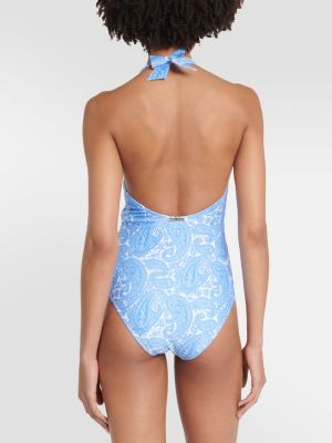 Costum de baie cu imagine Heidi Klein albastru
