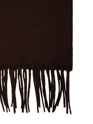 Кашмирен шал с ресни Tom Ford черно