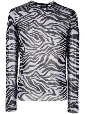 Stickad t-shirt Just Cavalli svart